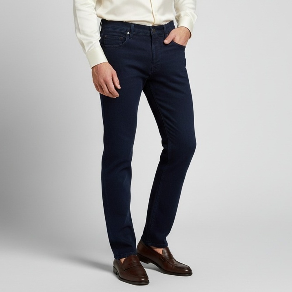 Taylor stitch Men's Slim Fit‎ Dark Wash Denim Jeans Modern Casual Style size 30